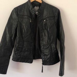 Black pleather jacket